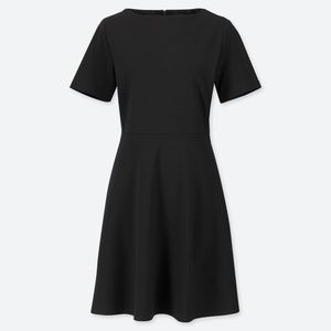 Uniqlo Ponte Short Sleeve Dress